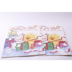 Little Suzy's Zoo, Coloring and Activity Book, Lot, FLAWED, 2006 ~ 250811-WH 50